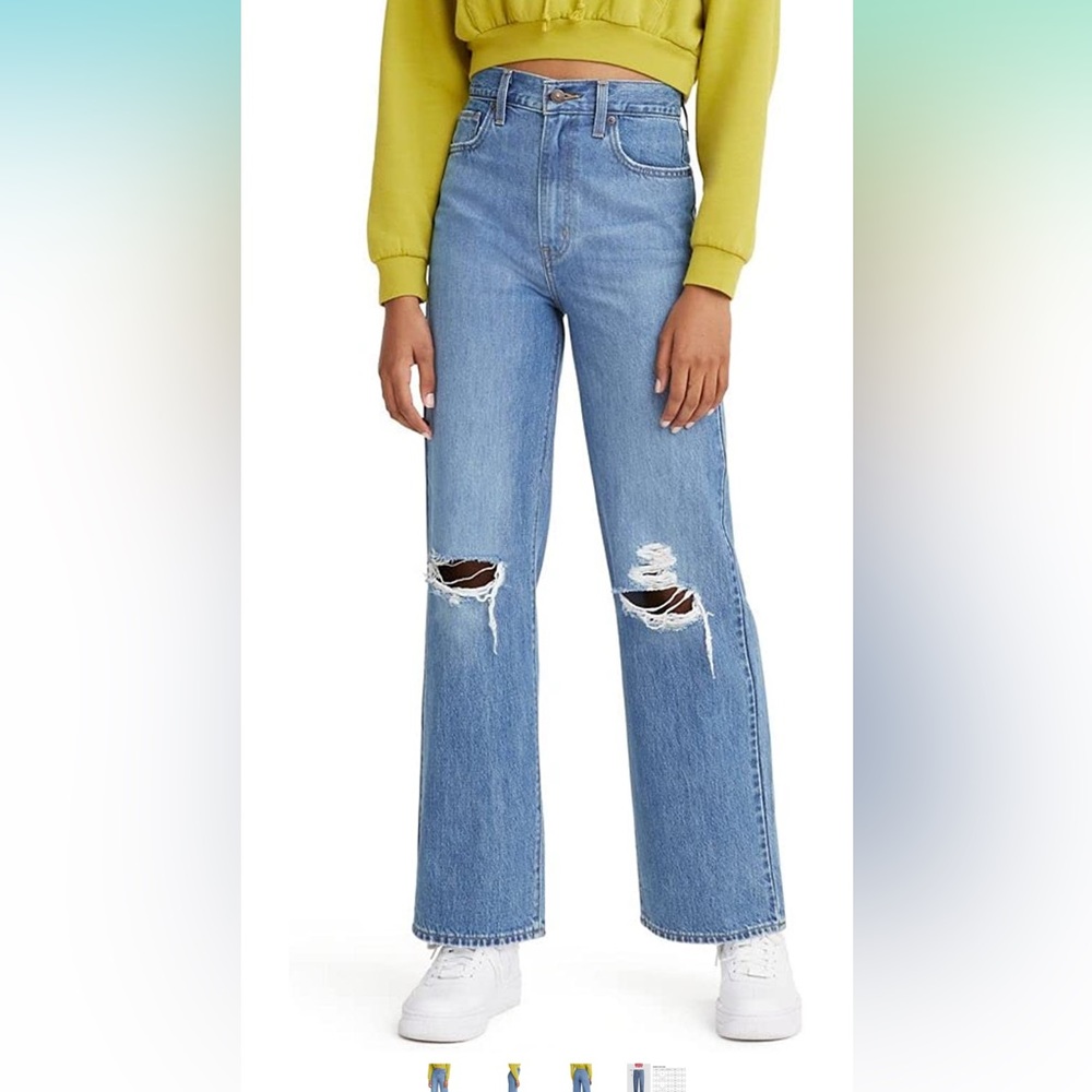 Levi’s High Waisted Straight Jeans